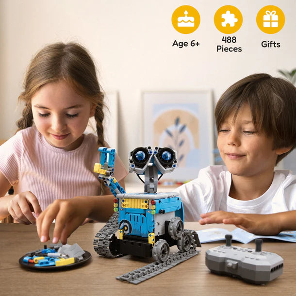 Sillbird 5-in-1 STEM Robot Building Kit - Remote & App Controlled