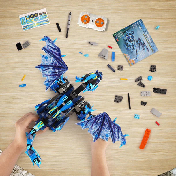 Sillbird Hurricane Dragon Building Kit - Remote & App Controlled STEM Toy