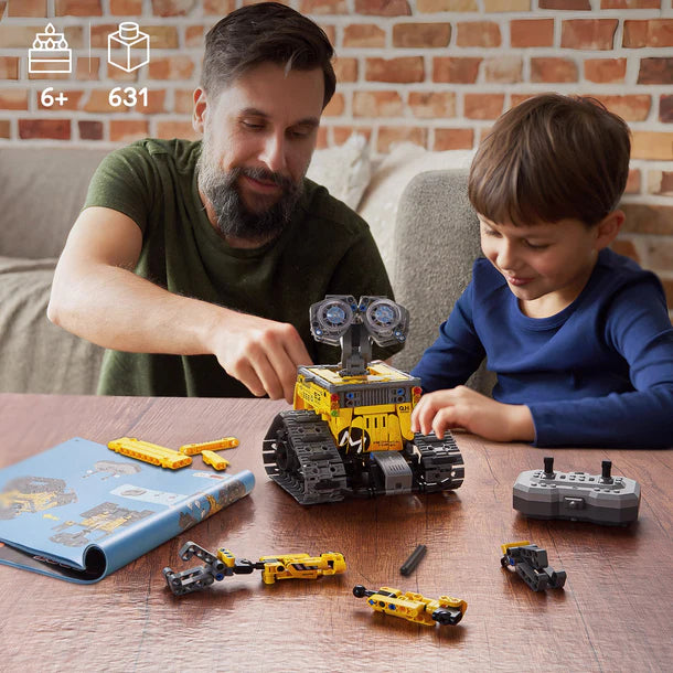 Sillbird 6-in-1 Remote & App Controlled Wall Robot Set - 560 Pieces